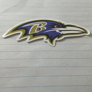 Baltimore Ravens VINTAGE WATERPROOF STICKER...unique designs...we bundle..enjoy